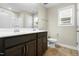Bathroom featuring double sink vanity with white countertop and tile flooring, as well as a toilet and shower at 2901 Murray Ridge Trl, Apex, NC 27502