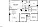 Second floor floor plan showing bedrooms, owner's suite, and loft at 315 Adams Pointe Ct, Angier, NC 27501