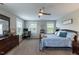 Bedroom featuring a bed, desk and dresser with lots of natural light at 4424 Bonnie Loch Dr, Burlington, NC 27215