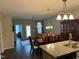 Cozy living space with fireplace and a built-in bookcase offering a warm and inviting ambiance at 48 Cullen Ct, Clayton, NC 27520