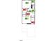 Well-designed floor plan highlighting second-floor layout with bedrooms, bathrooms and closets at 512 Eastwood St, Durham, NC 27704