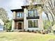 Stunning two-story home featuring modern architecture and a well-manicured lawn at 622 Glascock St, Raleigh, NC 27604