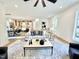 Open concept living room boasts modern decor, neutral tones, and plenty of natural light at 622 Glascock St, Raleigh, NC 27604
