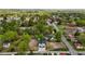 Aerial view of new construction duplex in a residential neighborhood at 834 Day Ave, Burlington, NC 27217