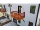 New construction balcony with stained wood and white siding at 834 Day Ave, Burlington, NC 27217