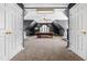 Upstairs game room with neutral carpet and a large pool table at 8409 Muirfield Dr, Fuquay Varina, NC 27526
