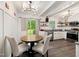 Bright eat-in kitchen with stainless steel appliances and outdoor views at 1243 Nc 231, Wendell, NC 27591