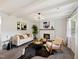 Inviting living room with a cozy fireplace, stylish decor, and ample seating for relaxation at 1243 Nc 231, Wendell, NC 27591