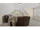 Cozy upstairs living room with carpet, and seating at 129 Camille Cir, Youngsville, NC 27596