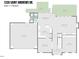 First floor plan of the property showing the kitchen, dining room, garage, and office at 1335 Saint Andrews Dr, Mebane, NC 27302