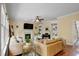Living room with fireplace and built in shelves at 1335 Saint Andrews Dr, Mebane, NC 27302