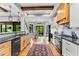Open-concept kitchen with a large center island and an adjacent dining area at 1506 Gormly Cir, Sanford, NC 27330
