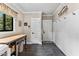 Mud room featuring a work table, coat hooks and access to 2 doors at 1506 Gormly Cir, Sanford, NC 27330