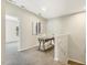 Upstairs office nook with a desk and chair, suitable for a study area at 1614 Brussels Drive Dr, Apex, NC 27502