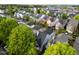 A vibrant neighborhood with colorful homes and lush green trees at 1640 Legendary Ln, Morrisville, NC 27560