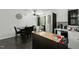 Charming eat-in kitchen featuring a table, ceiling fan, and an open view to the outside at 20 Sanders Rd, Benson, NC 27504