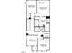 Floor plan of the second story with bedrooms and Owner's suite at 210 Faith Ave, Sanford, NC 27330