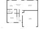 Layout of the first floor showcasing the living room, kitchen, dining area, and garage spaces at 2214 Bayswater Dr, Creedmoor, NC 27522