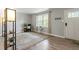 Well-lit living room with a white door and modern decor at 2314 Clements Dr, Durham, NC 27704