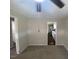 Open living room with view to kitchen at 24 Pine St, Franklinton, NC 27525