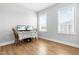 Office or bedroom space with laminate flooring and natural light at 241 Indigo St, Lillington, NC 27546