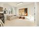 Cozy bonus room with neutral decor and a unique, custom game at 3001 Greystone Dr, Rocky Mount, NC 27804
