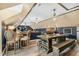 Open living area featuring a bar, dining area with a table and chairs at 3001 Greystone Dr, Rocky Mount, NC 27804