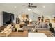 Comfortable living area featuring vaulted ceilings and cozy furniture at 3001 Greystone Dr, Rocky Mount, NC 27804