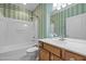 Cozy bathroom featuring a tub and shower combo and single vanity at 320 Easton Grey Loop, Cary, NC 27519
