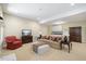 Finished basement with wet bar and TV at 3928 White Chapel Way, Raleigh, NC 27615