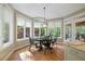 Eat in kitchen area with lots of light at 3928 White Chapel Way, Raleigh, NC 27615