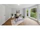 Inviting home office featuring natural light and wood floors at 5610 Frenchmans Creek Dr, Durham, NC 27713