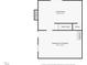 This is the floor plan of the basement featuring a living room, closet, laundry, and fireplace at 6709 Johnsdale Rd, Raleigh, NC 27615