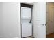Laundry closet with a stackable washer and dryer at 700 Finsbury St # 306, Durham, NC 27703