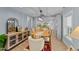 Bright dining room showcasing a wooden table, stylish chairs, and decorative accents at 703 E Horne St, Clayton, NC 27520