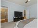 Comfortable main bedroom with an ensuite bathroom and access to other rooms at 714 Mordecai Towne Pl, Raleigh, NC 27604