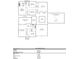 Detailed floor plan showcasing the layout of the home, including the screened porch, garage, shed and living spaces at 7705 Glenharden Dr, Raleigh, NC 27613