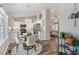 Open floor plan with a kitchen, dining area and living space connected, allowing for easy entertaining at 807 Clean View Ct, Fuquay Varina, NC 27526