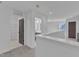 Hallway view showing doorways to the bathroom, closet with shelves and another bedroom at 858 Lake Artesia Ln, Fuquay Varina, NC 27526