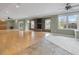 Spacious basement with stone fireplace and windows for light at 9220 Meadow Mist Ct, Raleigh, NC 27617