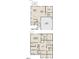 Detailed floor plan showcasing the layout of both floors of the house, including rooms and dimensions at 103 Gladstone Loop, Clayton, NC 27520