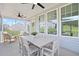 Covered patio with ample seating, perfect for outdoor dining and relaxation with a view at 1107 Shovelhead Dr # Homesite 39, Durham, NC 27703