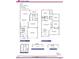 Detailed floor plan showcasing the layout of a 5-bedroom, 3.5-bath home at 119 Southern Estates Dr, Sanford, NC 27330