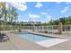 Community pool area with lounge chairs for residents' relaxation and enjoyment at 1643 Wimberly Rd, Apex, NC 27523