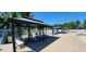 Community pool area with covered lounge seating for residents' enjoyment at 1643 Wimberly Rd, Apex, NC 27523