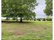 Open backyard view featuring a grassy lawn area and mature trees offering shade and privacy at , Raleigh, NC 27604