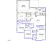 Second floor layout featuring primary bedroom, ensuite bath, and walk-in closet at 246 N Maple Walk Dr # 230, Garner, NC 27529