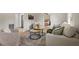 Cozy living room featuring stylish furniture, neutral tones, and natural light at 2304 Nelson St, Raleigh, NC 27610