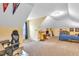 Spacious bonus room that can be used as a bedroom and features plush carpeting at 2326 Marlow Dr, Burlington, NC 27215