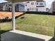 Spacious backyard with newly installed lawn and black fence, offering privacy at 245 N Maple Walk Dr # 219, Garner, NC 27529